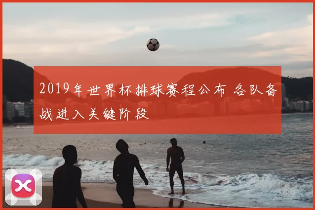 2019年世界杯排球赛程公布 各队备战进入关键阶段